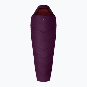 Sacco a pelo Alpinus Fiber Pro 1100 bordeaux destro
