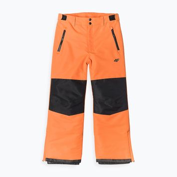 Pantaloni da snowboard per bambini 4F FNK M658 arancione