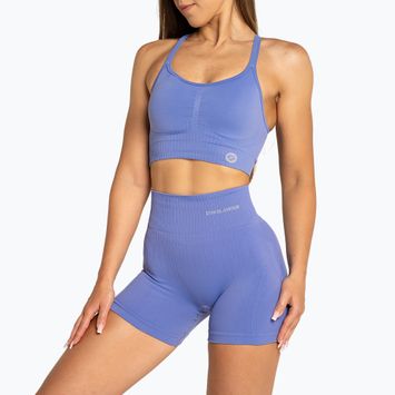 Pantaloncini da allenamento da donna Gym Glamour Push Up 2.0 lavanda