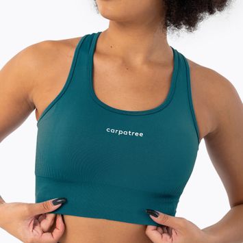 Reggiseno fitness Carpatree Blaze Seamless blu oceano intenso