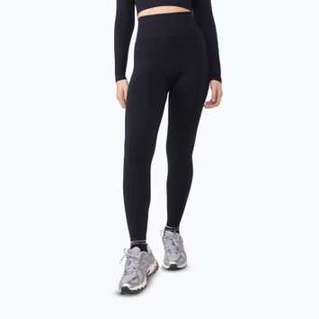 Leggings da allenamento donna Carpatree Dopamine Buzz Seamless nero ossidiana