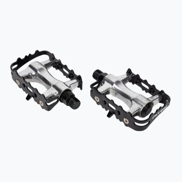 Pedali per bicicletta ACCENT Basic argento/nero