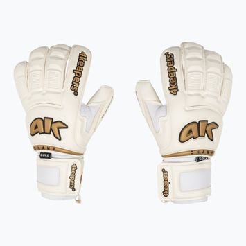 4Keepers Champ Gold VI guanto da portiere bianco