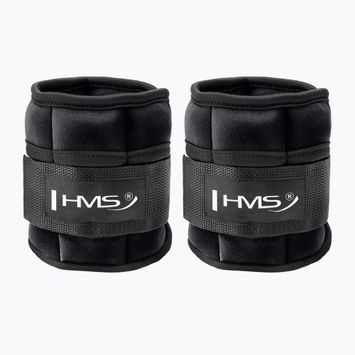 Pesi per caviglie e polsi HMS ONK03 1,5 kg 2 pz. nero