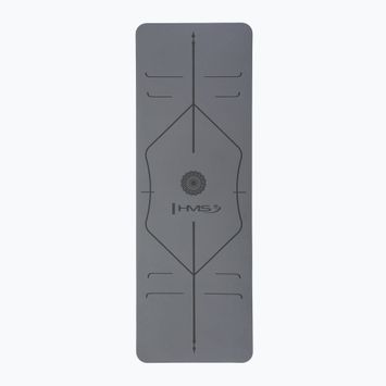 Tappetino da yoga HMS YM10 grigio