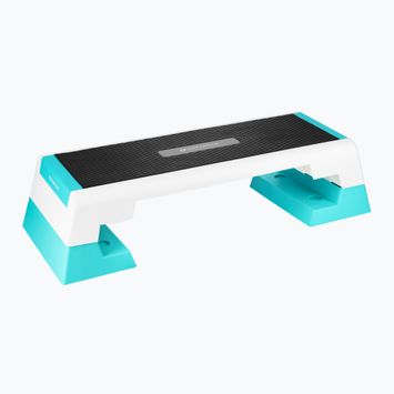 HMS aerobica stepper AS007 premium bianco/menta