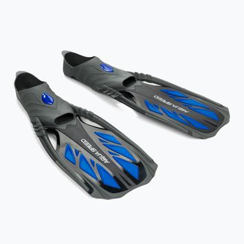 AQUA-SPEED Pinne da snorkeling Inox nero/blu