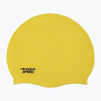 AQUA-SPEED cuffia da nuoto Reco giallo