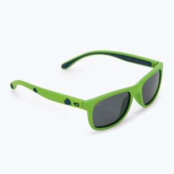 Occhiali da sole per bambini GOG Alice opaco verde neon/blu/fumo
