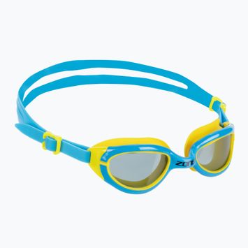 Occhiali da nuoto ZONE3 Aquahero blu/giallo/chiaro