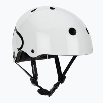 Casco Pro-Tec Low Pro bianco lucido