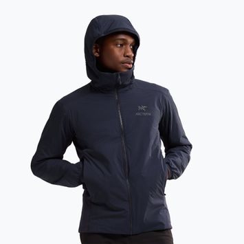 Giacca isolata Arc'teryx Atom Hoody da uomo, zaffiro nero