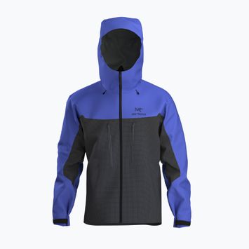 Giacca antipioggia Arc'teryx Alpha electra / black sapphire da uomo