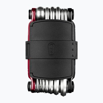 Crankbrothers Multitool 13 nero opaco/rosso chiave bicicletta