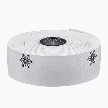 SUPACAZ Super Sticky Kush Galaxy nastro bianco/stampa nera/tasselli neri ano fascia manubrio