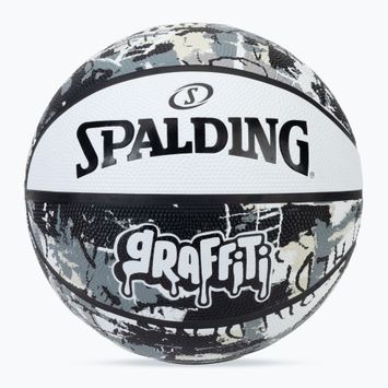 Spalding Graffiti basket bianco dimensioni 7