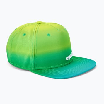 Cappello da baseball verde con logo Aquatone