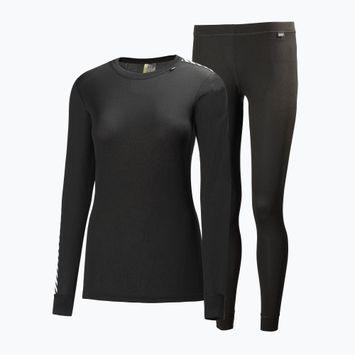 Set intimo termico da donna Helly Hansen HH Comfort Light nero