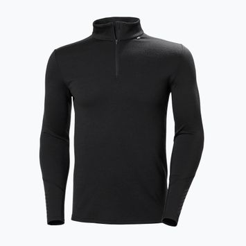 Felpa termica uomo Helly Hansen Lifa Merino Midweight 1/2 Zip black