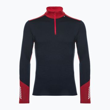 Maglia termica da uomo Helly Hansen Lifa Merino Midweight 1/2 Zip navy