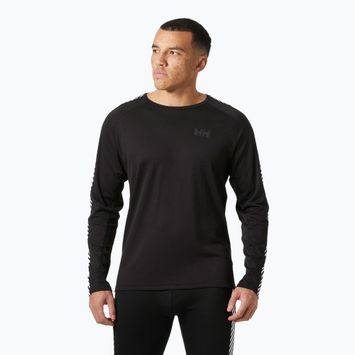 Maglia termica da uomo Helly Hansen Lifa Active Stripe Crew black