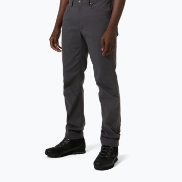 Pantaloni da trekking da uomo Helly Hansen Holmen 5 Pocket ebano