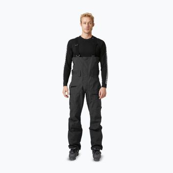Pantaloni da sci da uomo Helly Hansen Sogn Bib Shell black