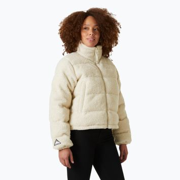 Piumino Helly Hansen Yu Teddy Pile crema da donna