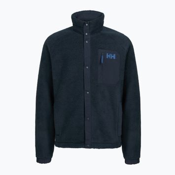 Felpa Helly Hansen Panorama Pile Snap uomo navy