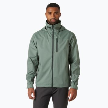 Giacca da vela da uomo Helly Hansen Crew Hooded 2.0 grigio cactus