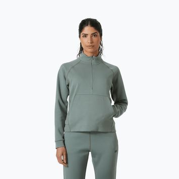 Felpa donna Helly Hansen HP Tech Sweat Half Zip grey cactus