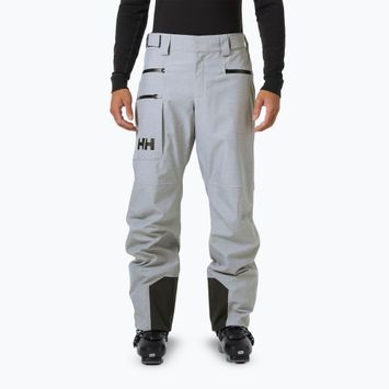 Pantaloni da sci da uomo Helly Hansen Garibaldi 2.0 grigio/melange