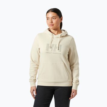 Felpa donna Helly Hansen HH Logo Hoodie cream