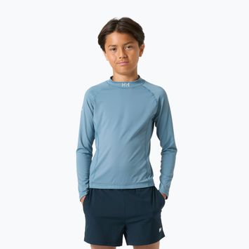 Maglia a maniche lunghe da nuoto per bambini Helly Hansen Waterwear Rashguard Jr washed navy