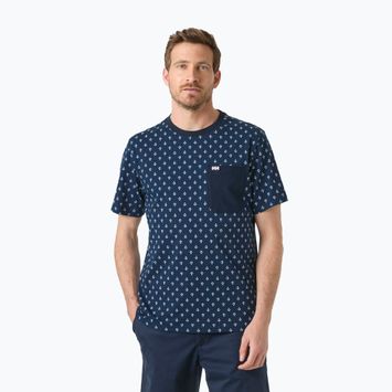 Maglietta da uomo Helly Hansen Hudson navy aop