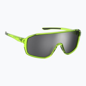 Occhiali da sole per bambini Under Armour Gameday Jr S3 con cristalli gialli e specchio argento