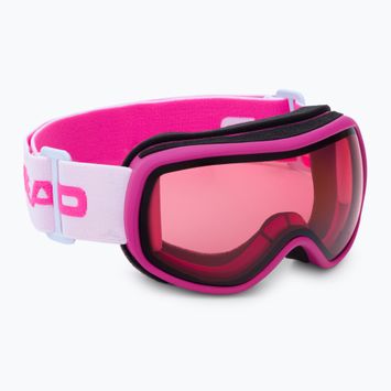 Occhiali da sci per bambini HEAD Ninja rosso/rosa