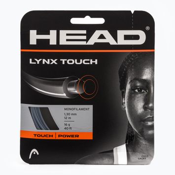 Corda da tennis HEAD Lynx Touch 12 m trasparente/nero