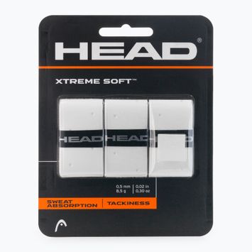 HEAD Xtremesoft Grip Racchetta da tennis Overwrap 3 pezzi bianco.