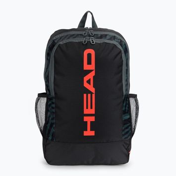 Zaino da tennis HEAD Base 17 l nero/arancio