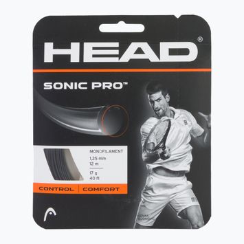Corda da tennis HEAD Sonic Pro 12 m nero