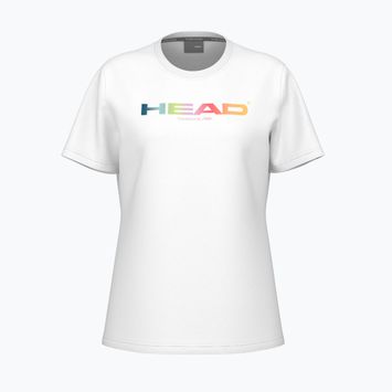 Maglietta da tennis HEAD donna Rainbow W bianco