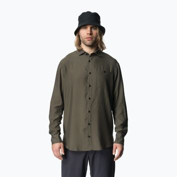 Camicia Houdini Tree verde alba da uomo