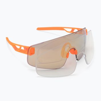 Occhiali da sole POC Elicit Toric fl.orange traslucido/clarity road/partly sunny gold