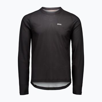 Maglia ciclismo uomo manica lunga POC Motion Air nero uranio