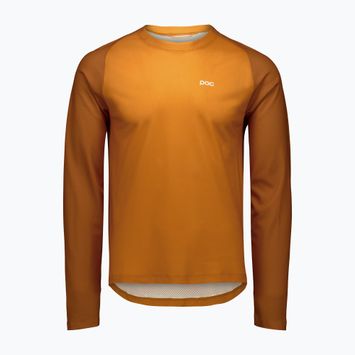 Maglia ciclismo uomo manica lunga POC Motion Air marrone bauxite