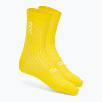 POC Essential Road calze da ciclismo per bambini giallo avventurina