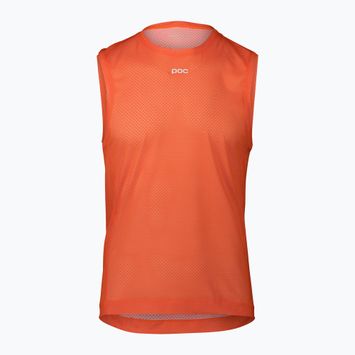 Canotta da ciclismo da uomo POC Air Indoor Vest zink orange