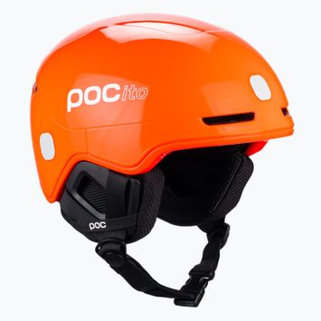 Casco da sci per bambini POC POCito Obex MIPS arancione fluorescente
