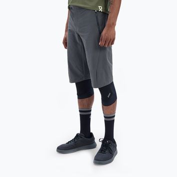 Pantaloncini da ciclismo POC Essential Enduro da uomo grigio silvestre